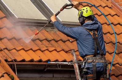 Démoussage et hydrofuge de toiture à Bavincourt